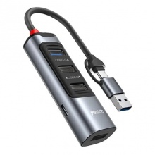 USB/Type-C Хаб для компьютера Yesido HB20 59764