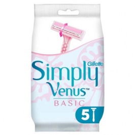Одноразовая бритва Gillette Simply Venus 2 Basic для женщин, 5 шт.