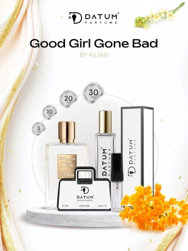 Ayollar atiri Datum Parfume Good Girl Gone Bad 10 ml, jasmin tuberoza atirgul va ambra bilan