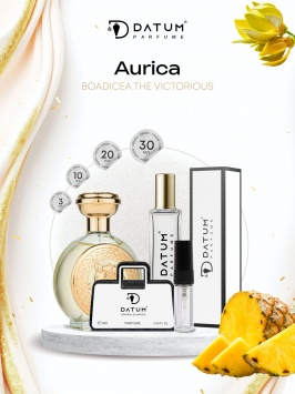 Uniseks atir Datum Parfume Aurica 30 ml, ananas ud vanil va sandal bilan