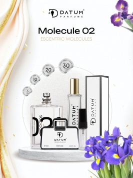 Духи унисекс Datum Parfume Molecule 02  30 мл с амброксаном и чистым амбровым шлейфом