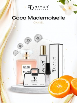 Духи женские Datum Parfume Coco Mademoiselle 10 мл с бергамотом, жасмином, розой и пачули Духи женские Datum Parfume Coco Mademoiselle 10 мл с бергамотом, жасмином, розой и пачули