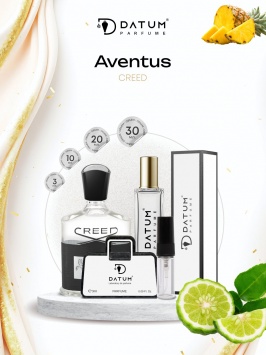 Erkaklar atiri Datum Parfume Aventus 30 ml, ananas bergamot muskus va kedr bilan