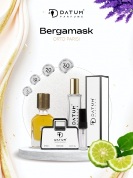 Uniseks atir Datum Parfume Bergamask 20 ml, bergamot limon lavanda va muskus bilan