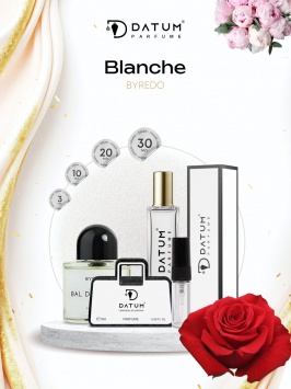 Ayollar atiri Datum Parfume Blanche 10 ml, aldegidlar atirgul pion va muskus bilan