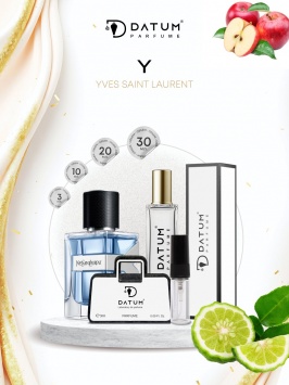 Erkaklar atiri Datum Parfume YSL Y 20 ml, bergamot olma mavrid va kedr bilan