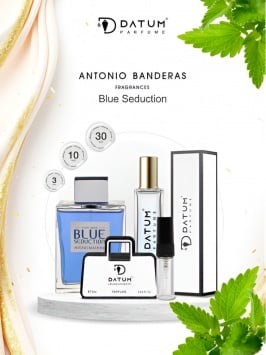Духи мужские Datum Parfume Blue Seduction Man 20 мл с нотами дыни, мяты, моря и амбры