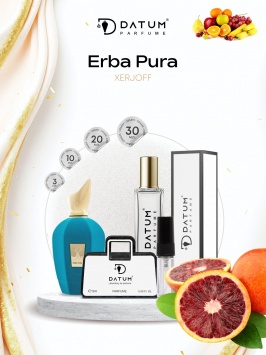 Uniseks atir Datum Parfume Erba Pura 10 ml, apelsin, meva, ambra notalari bilan