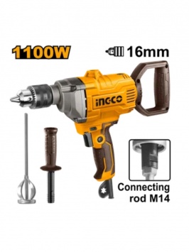 Миксер-дрель строительный INGCO MX11008 1100 W Миксер-дрель строительный INGCO MX11008 1100 W