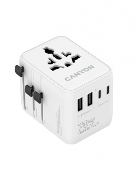 Зарядное устройство Canyon Universal Travel Adapter OnTour 70 70W