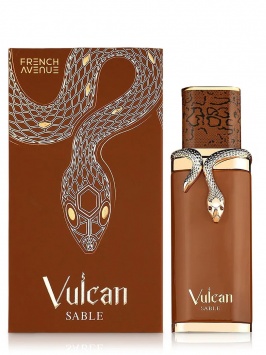 French Avenue Vulcan Sable EDP, erkaklar va ayollar uchun sharqona ziravorli, 100 ml BAA