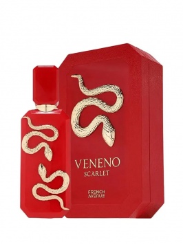 French Avenue Veneno Scarlet uniseks parfyum, 100ml duxi, arabiston atir EDP