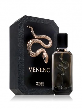 French Avenue Veneno Black parfyumlangan suvi uniseks, sharqona ziravorli 100 ml BAA