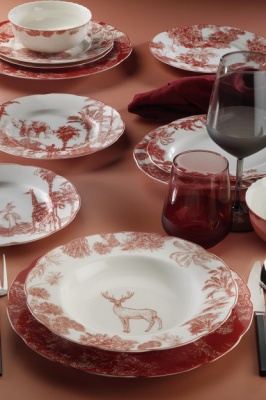 Kutahya Porcelain Bone Olympos 28 Штук Столовая Посуда На 6 Персон