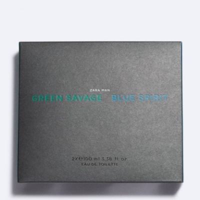 GREEN SAVAGE + BLUE SPIRIT EDT 100 ML / 3.38 oz