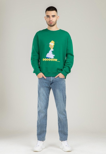 Толстовка Короткая Длина Terra Pro, для мужчин, хлопок Green S AW21CA2N ...