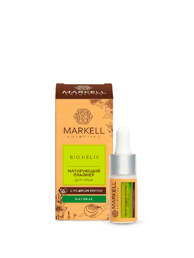 (MARKELL BIO HELIX) МАТИРУЮЩИЙ ПРАЙМЕР ДЛЯ ЛИЦА C МУЦИНОМ УЛИТКИ, 10МЛ УТ-00007731