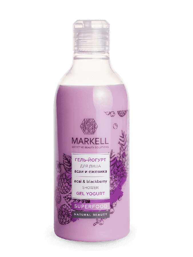 (MARKELL SUPERFOOD) ACAI VA BLACKBERRY DUSH JELI YOGURT, 500ML УТ-00007763