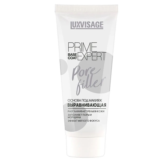 Основа под макияж LUXVISAGE PRIME EXPERT Pore filler выравнивающ.тон Прозрачная 35мл/LUXVISAGE/4/М УТ-00000530