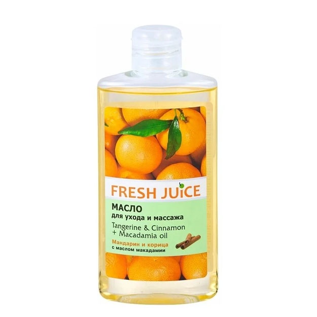 "Yangi sharbat ""Tangerine & Cinnamon+Macadamia oil" parvarishlash va massaj yog'i, 150 ml УТ-00007623