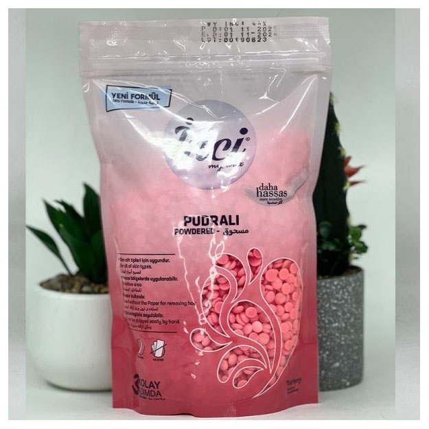 Qattiq mum donalari changlangan 200gr./INCI - POWDERED HARD WAX BEANS 200 GR УТ-00007610
