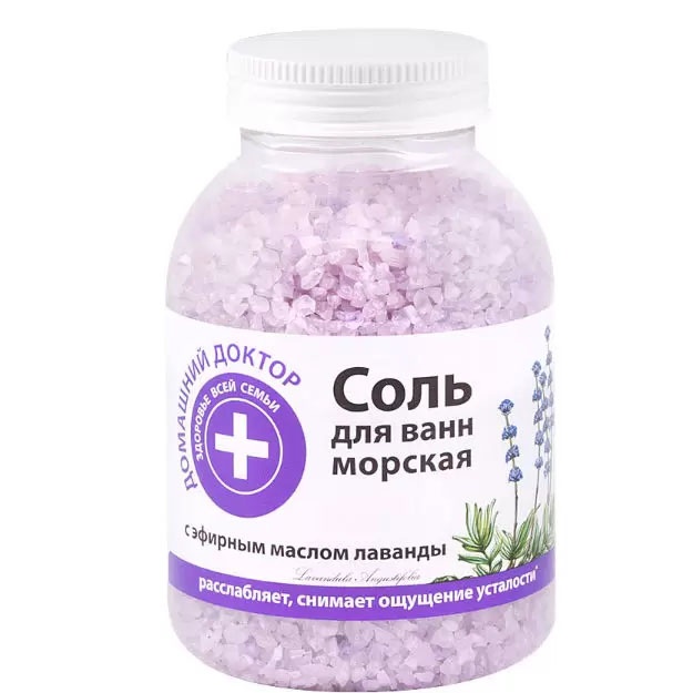 "Uy shifokori "lavanda efir moyi bilan dengiz hammom tuzi, 1000 ml. УТ-00007635