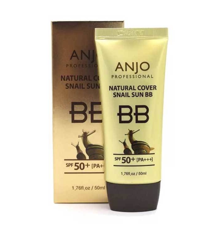 Anjo Natural cover snail sun bb spf50+  УТ-00007857