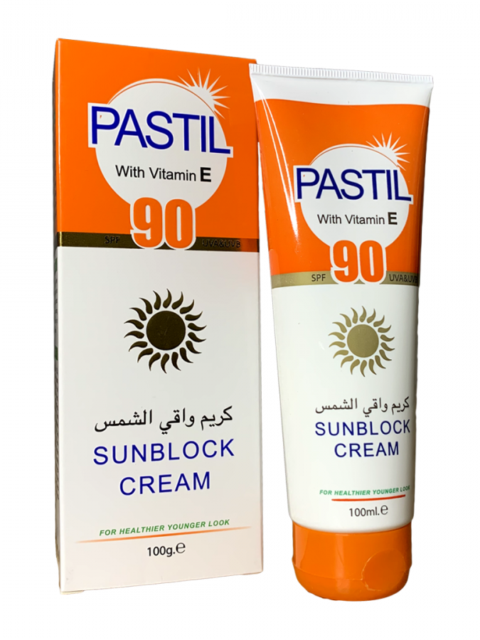 PASTIL SUNBLOCK CREAM SPF 90 VITAMIN E 100ML  УТ-00007031