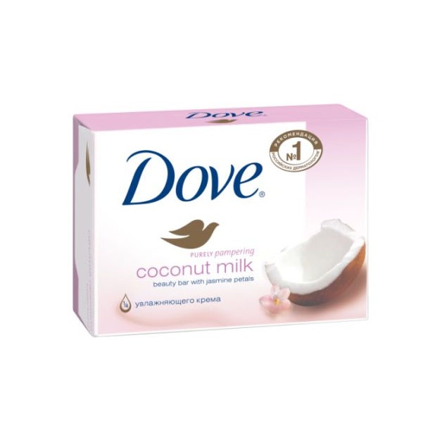 "Dove" Coconut Milk kosmetik krem sovuni (kokos suti va Yasemin barglari) 48x100 gr. УТ-00007169