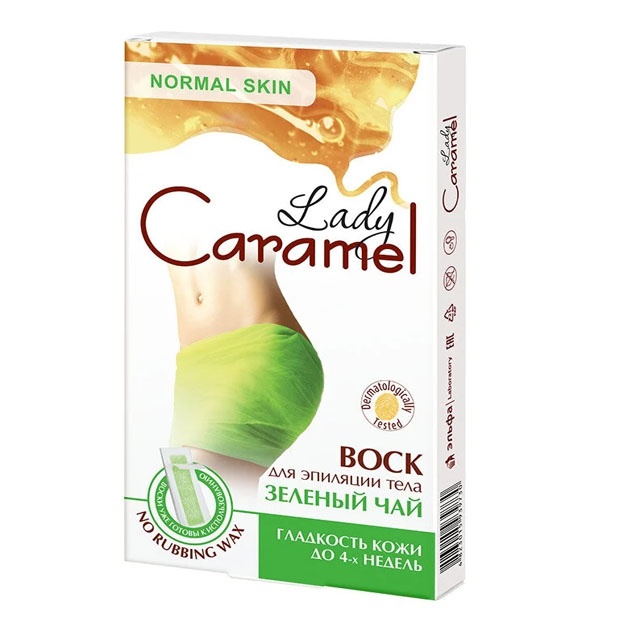 "Lady Caramel" tana mumi "yashil choy", 16 ta chiziq+2 ta peçete. УТ-00007680