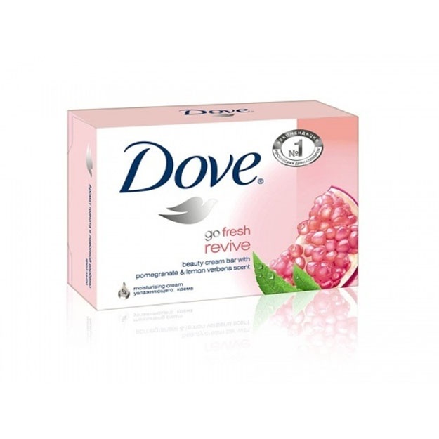 Косметическое крем-мыло «Dove» Go Fresh Revive (Аромат граната и лимонный вербены) 48x100gr УТ-00007164