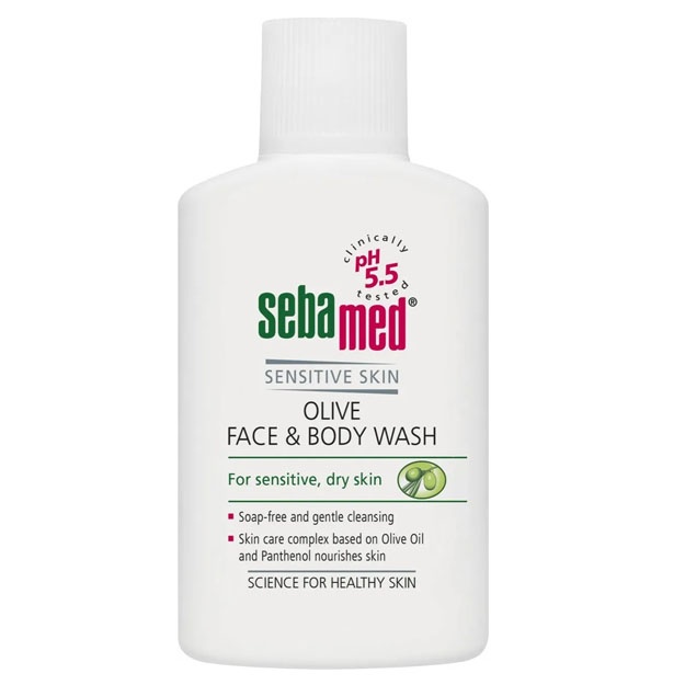 Sebamed SENSITIVE SKIN liquid face and body wash 300 ml (nozik teri uchun yuz va tanani tozalash vositasi)  УТ-00009908