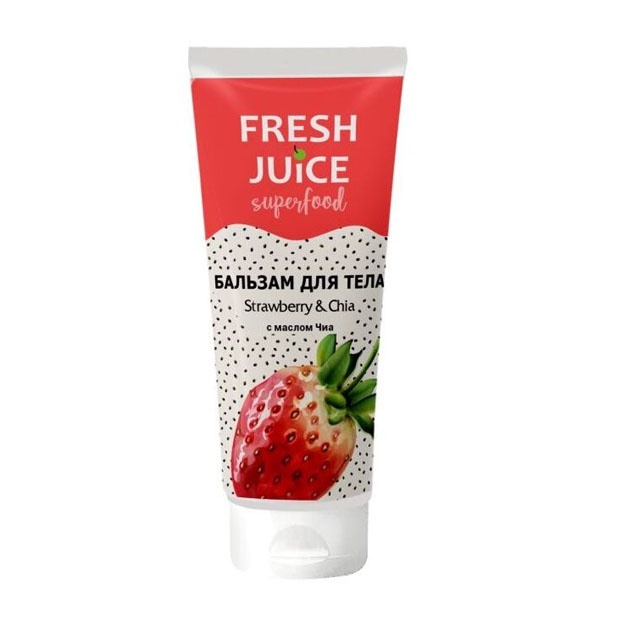 "Fresh Juice" Бальзам для тела Superfood Strawberry & Chia, 200 мл УТ-00007629