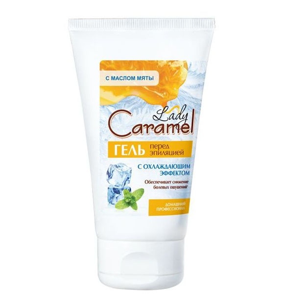 "Lady Caramel" sovutish effekti bilan Epilasyondan oldin jel, 150 ml  УТ-00007666