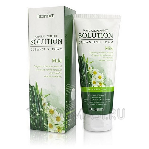 Deoproce Natural Perfect  Solution Cleansing Foam Rise   УТ-00007837