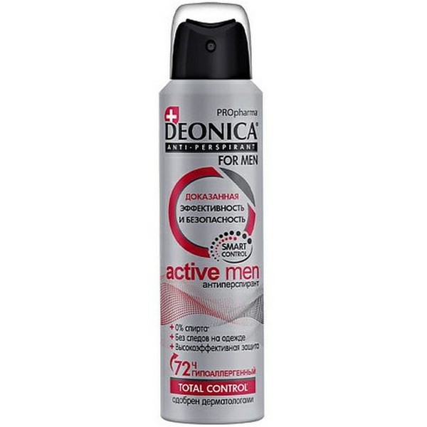 DEONICA FOR MEN PROpharma Антиперспирант ACTIVE MEN, 150 мл. (спрей) УТ-00007241
