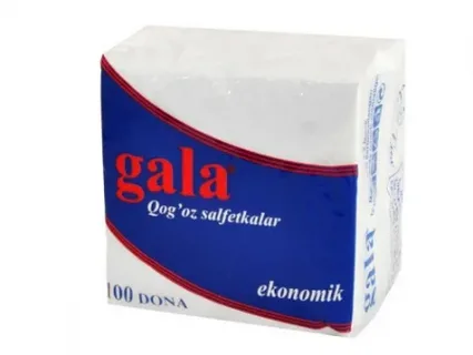 QOG'OZ OQ SALFETKALAR GALA 100  УТ-00006606