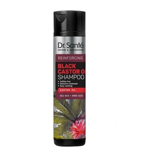 "Dr.Sante BLACK CASTOR OIL " shampun, 250 ml  УТ-00007658