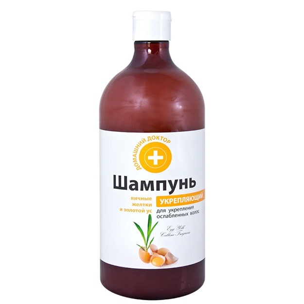 "Uy shifokori "shampun" mustahkamlovchi "tuxum sarig'i va oltin mo'ylov", 1000 ml  УТ-00007632
