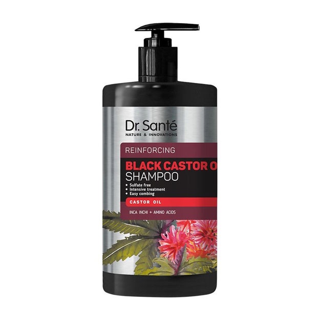 "Dr.Sante BLACK CASTOR OIL" Шампунь, 1000 мл УТ-00007657