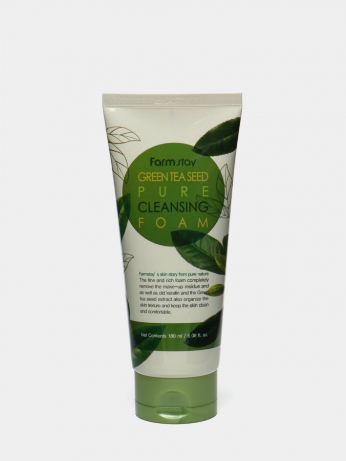 Farm stay Green Tea Pure Cleansing foam 180 ml  УТ-00009538