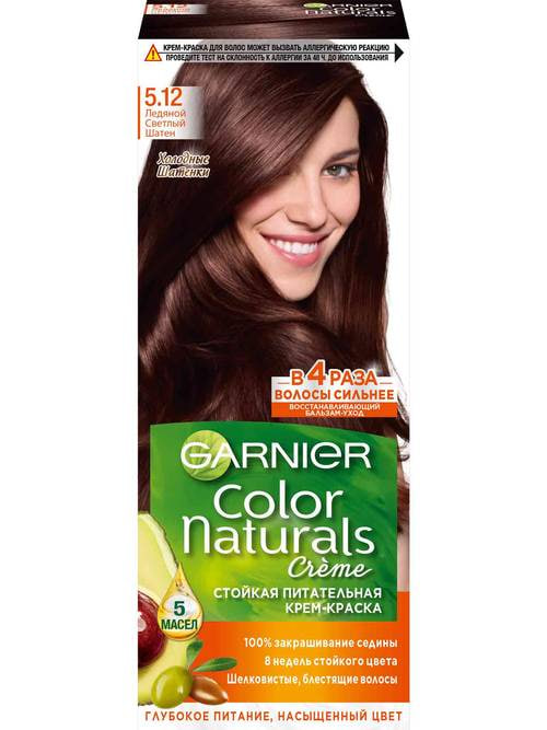 Краска для волос COLOR NATURALS 5,12 Ледяной светлый шатен УТ-00008912