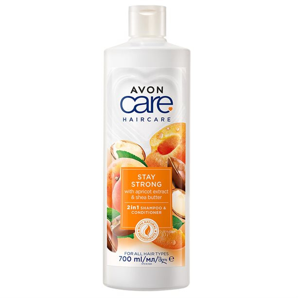 2b1 AVON care shampun konditsioneri o'rik ekstrakti va Shea yog'i bilan mutlaq kuch 700 ml УТ-00009472