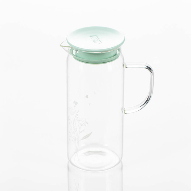 графин с пластиковой крышкой 1000ml SK-7116