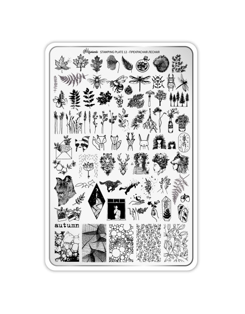 Malinali shtamplash plitasi 12
"Chiroyli o'rmon" (+demolist)   SP12