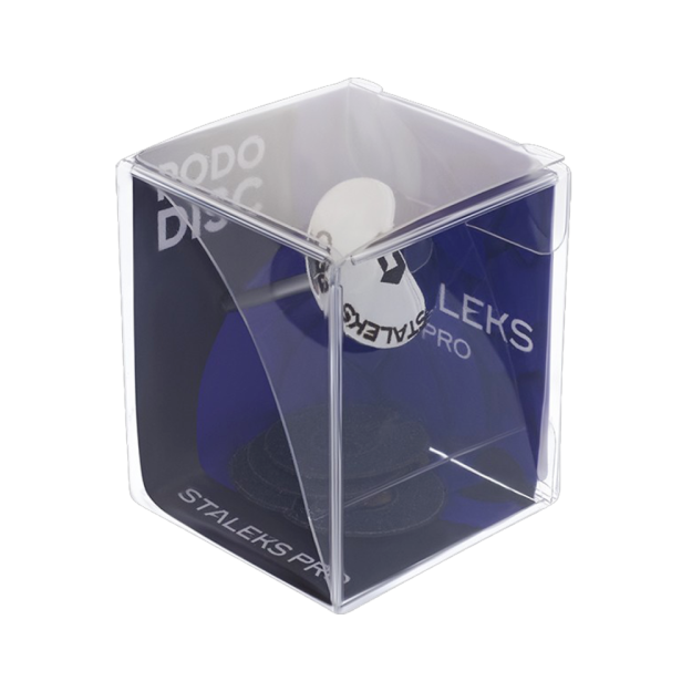 Диск педикюрный зонтик PODODISC STALEKS PRO М в комплекте с сменным файлом-кольцом 180 грит 5 шт (20 мм) UPDset-20