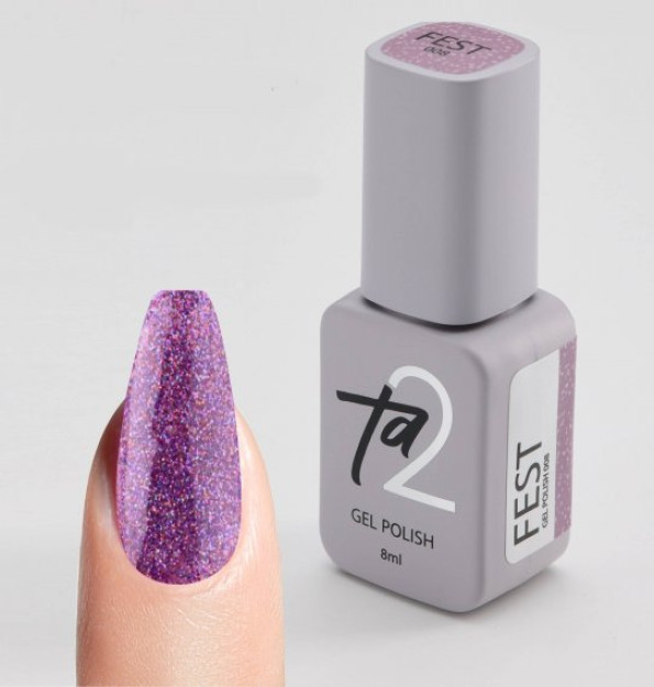 Гель-лак Ta2 / GEL POLISH FEST №008 TA2-GFT08 8мл