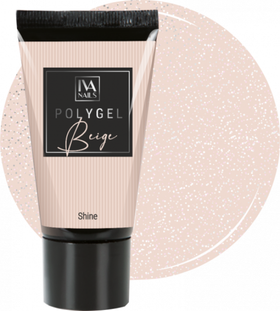 Polygel Beige Shine 30g 30gr IVN-PG-SB