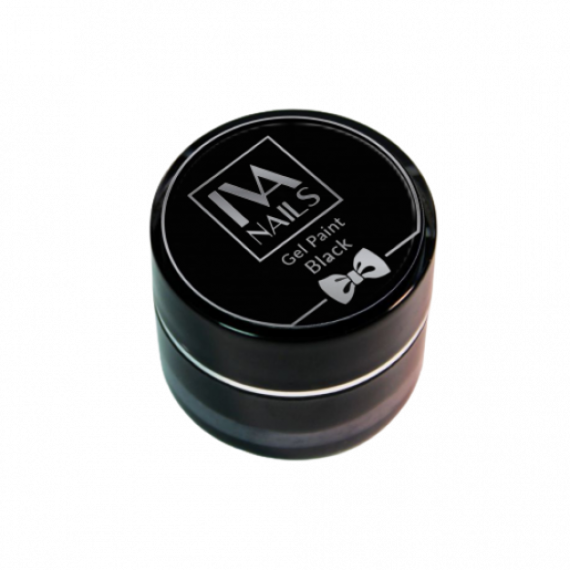 Gel Paint Black iva nails 5 gr.   IVGPB