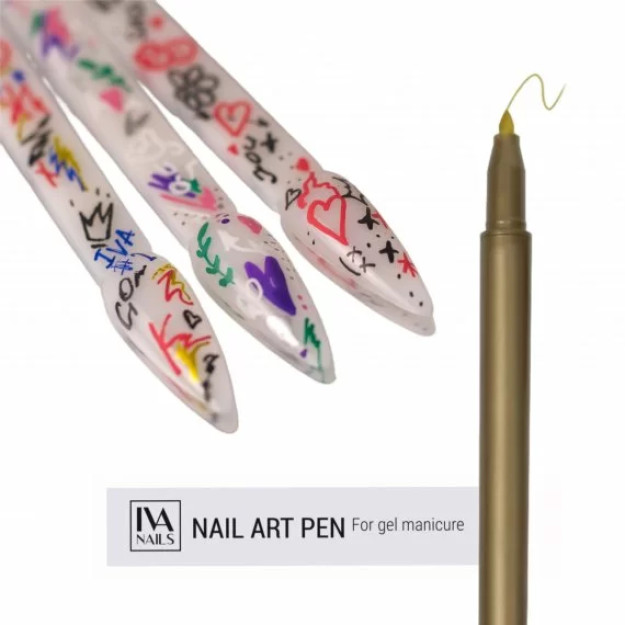 Iva Nails akril flomaster (Oltin)   AFIVG